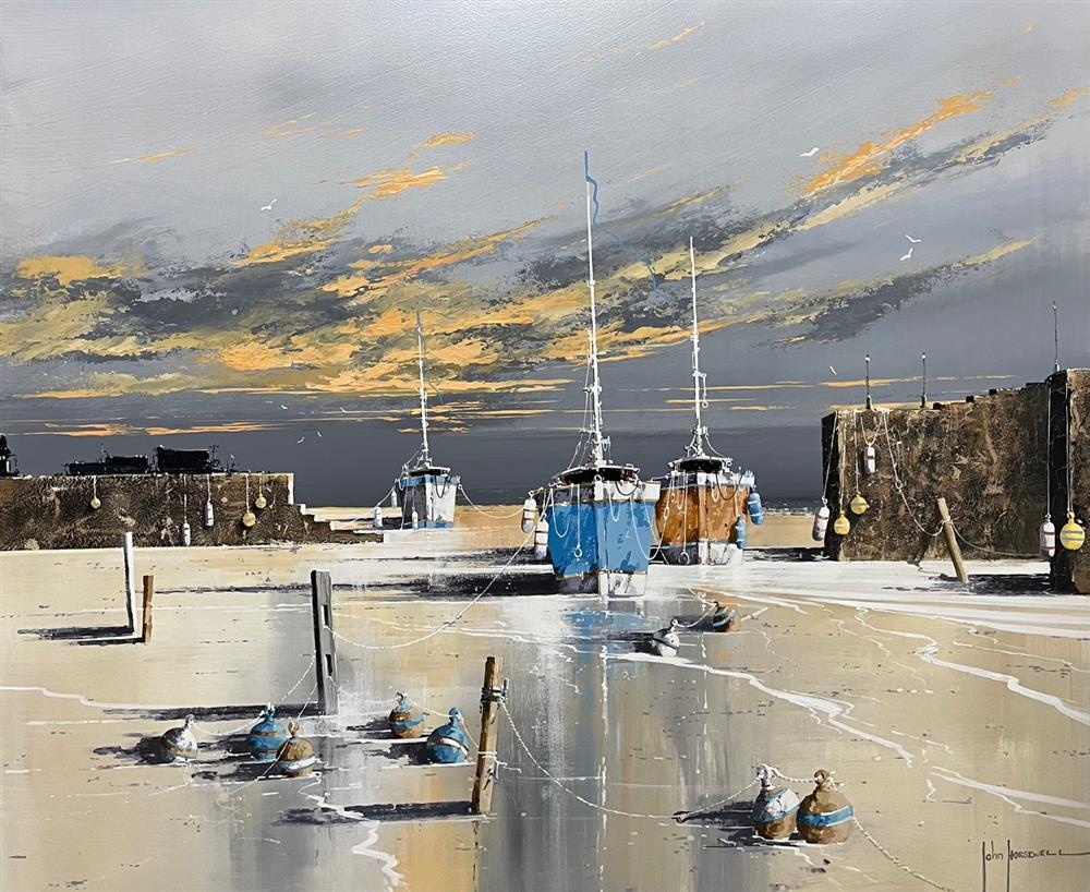 John Horsewell - 'The Sound Of Sails' - Framed Original Artwork