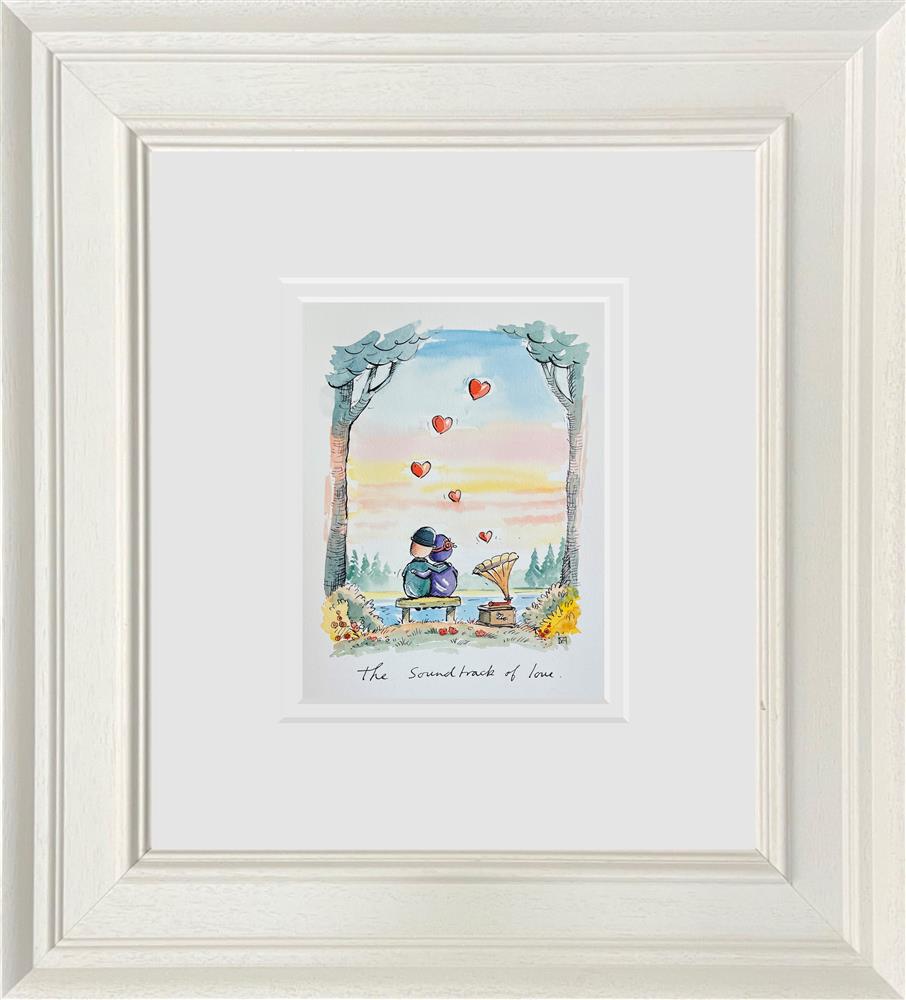 Michael Abrams - 'The Soundtrack Of Love' - Sketch - Framed Original Artwork