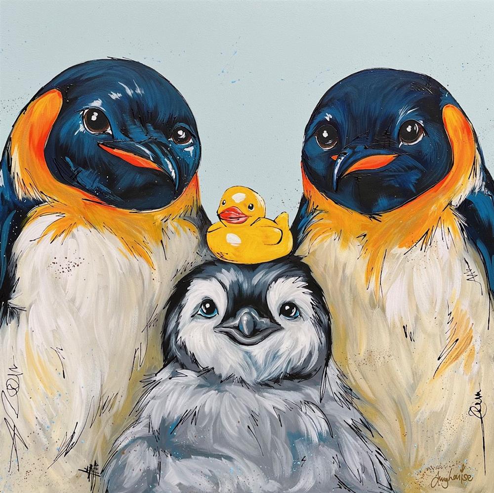 Amy Louise - 'The Splash Splash Squad' - Framed Original Artwork