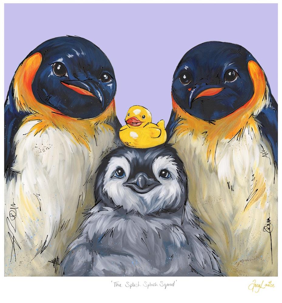 Amy Louise - 'The Splish Splash Squad ' - Framed Paper Edition