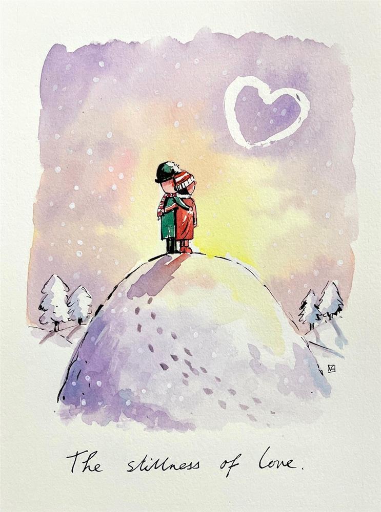 Michael Abrams - 'The Stillness Of Love' - Sketch - Framed Original Art