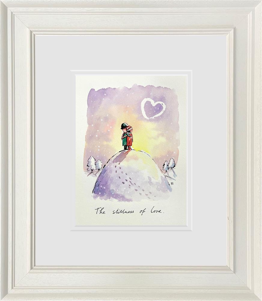 Michael Abrams - 'The Stillness Of Love' - Sketch - Framed Original Art