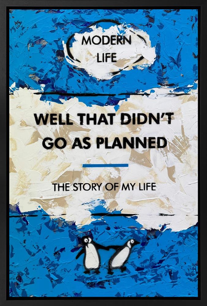 Hue Folk - 'The Story Of My Life' - Framed Original Art