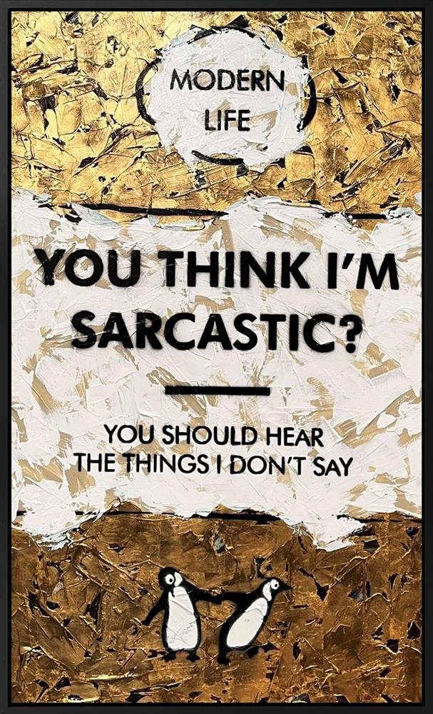 Hue Folk - 'The Things I Don't Say - XL' - Framed Original Artwork