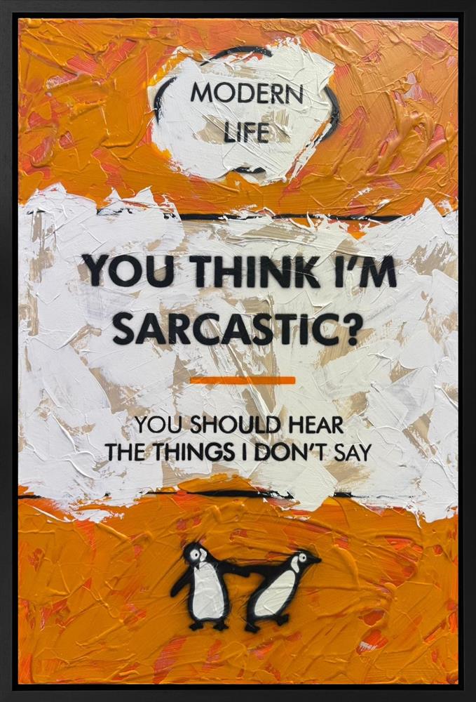 Hue Folk - 'The Things I Don't Say' - Framed Original Artwork