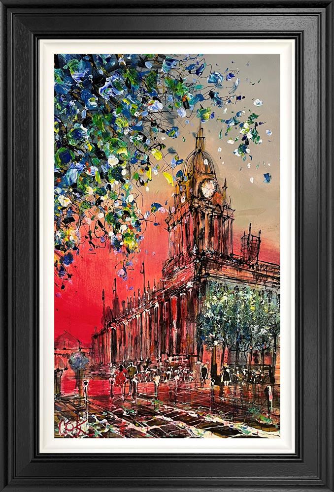 Nigel Cooke - 'The Town Hall'  - Framed Original Artwork