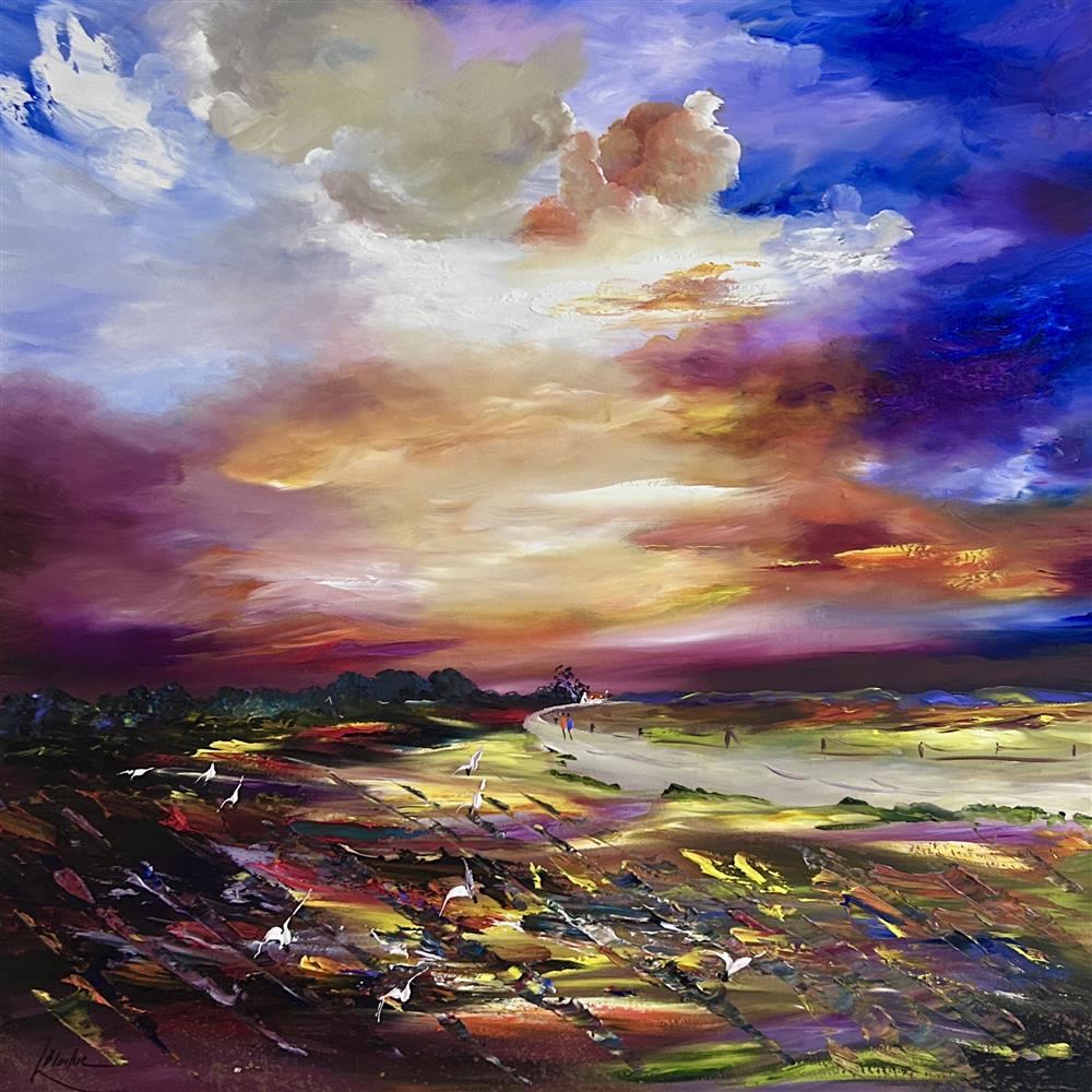 Lillias Blackie -  'The Valley In Waiting' - Framed Original Artwork