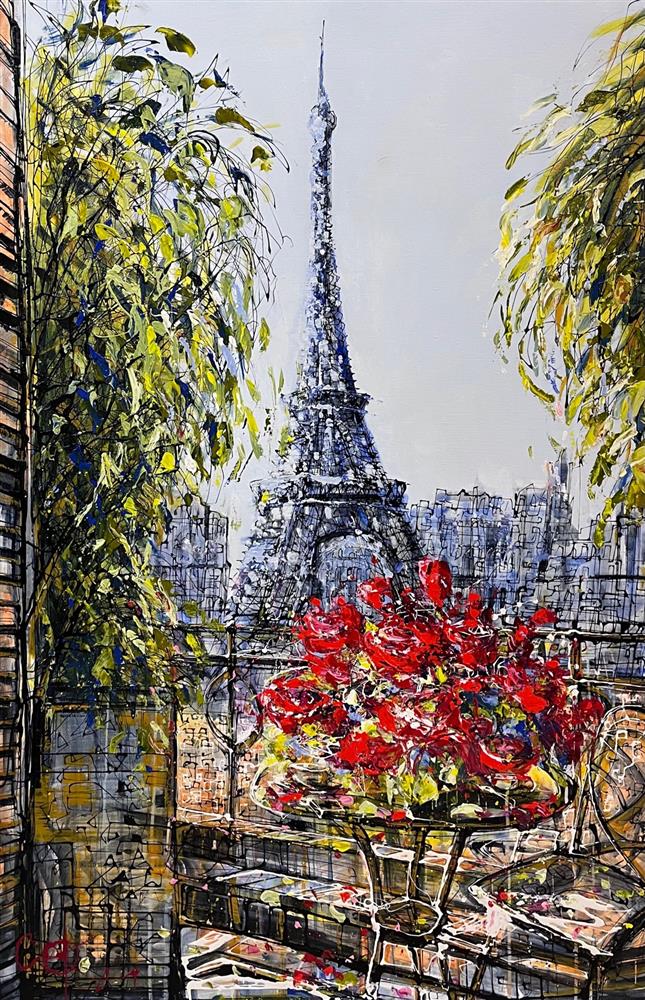 Nigel Cooke - 'The View From Our Window' - Framed Original Artwork