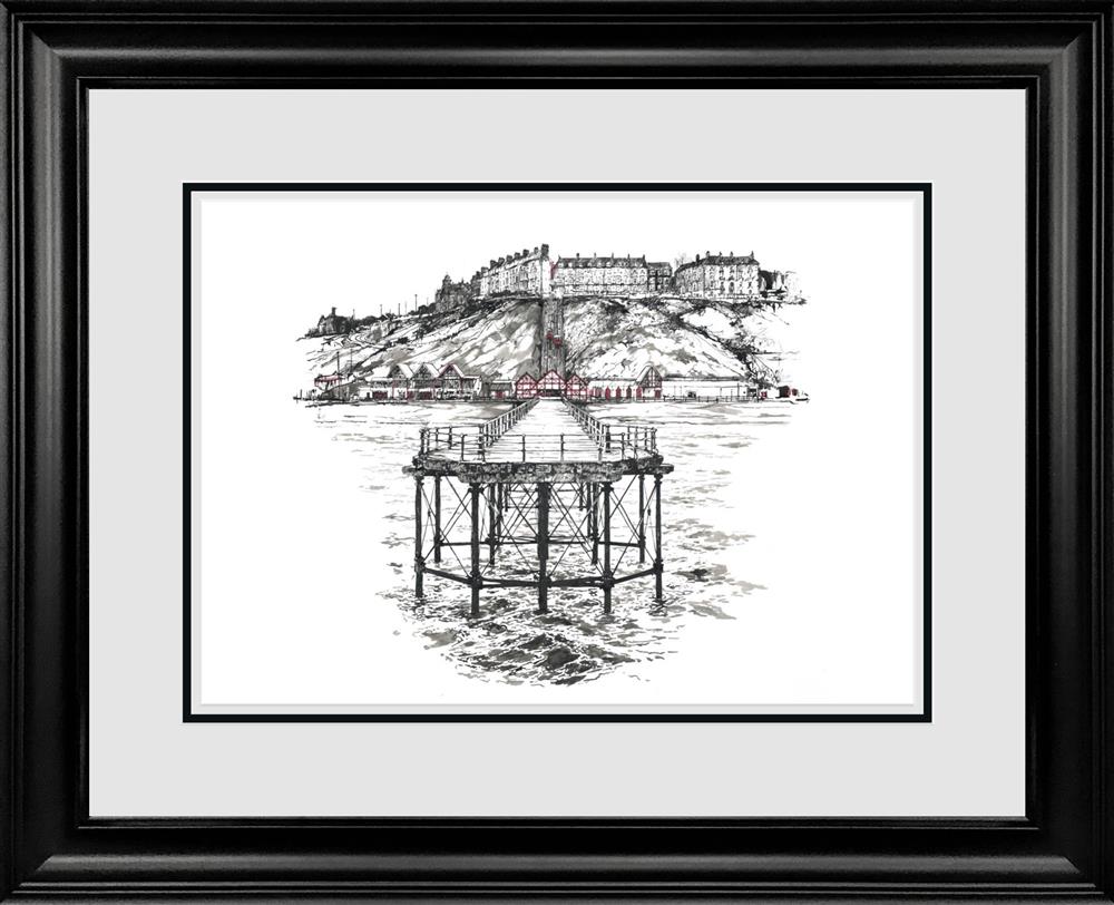 Scott Tetlow - 'The View Of Saltburn' - Framed Original Artwork