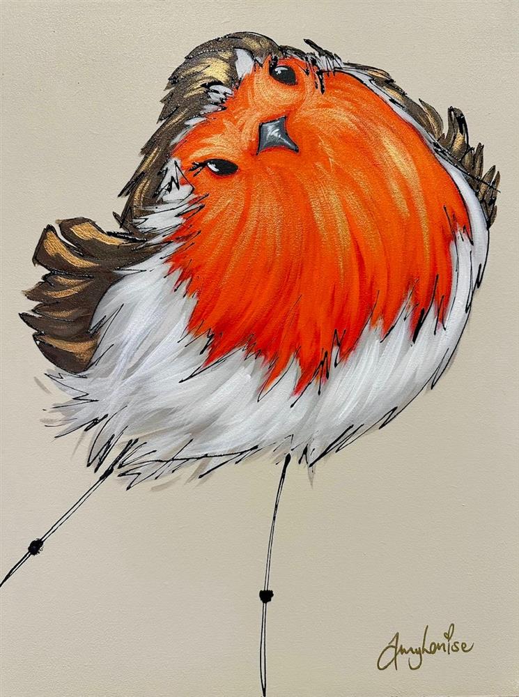 Amy Louise - 'The Visitor' - Framed Original Art