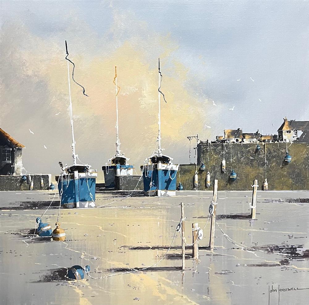 John Horsewell - 'The Waiting Tide' - Framed Original Artwork