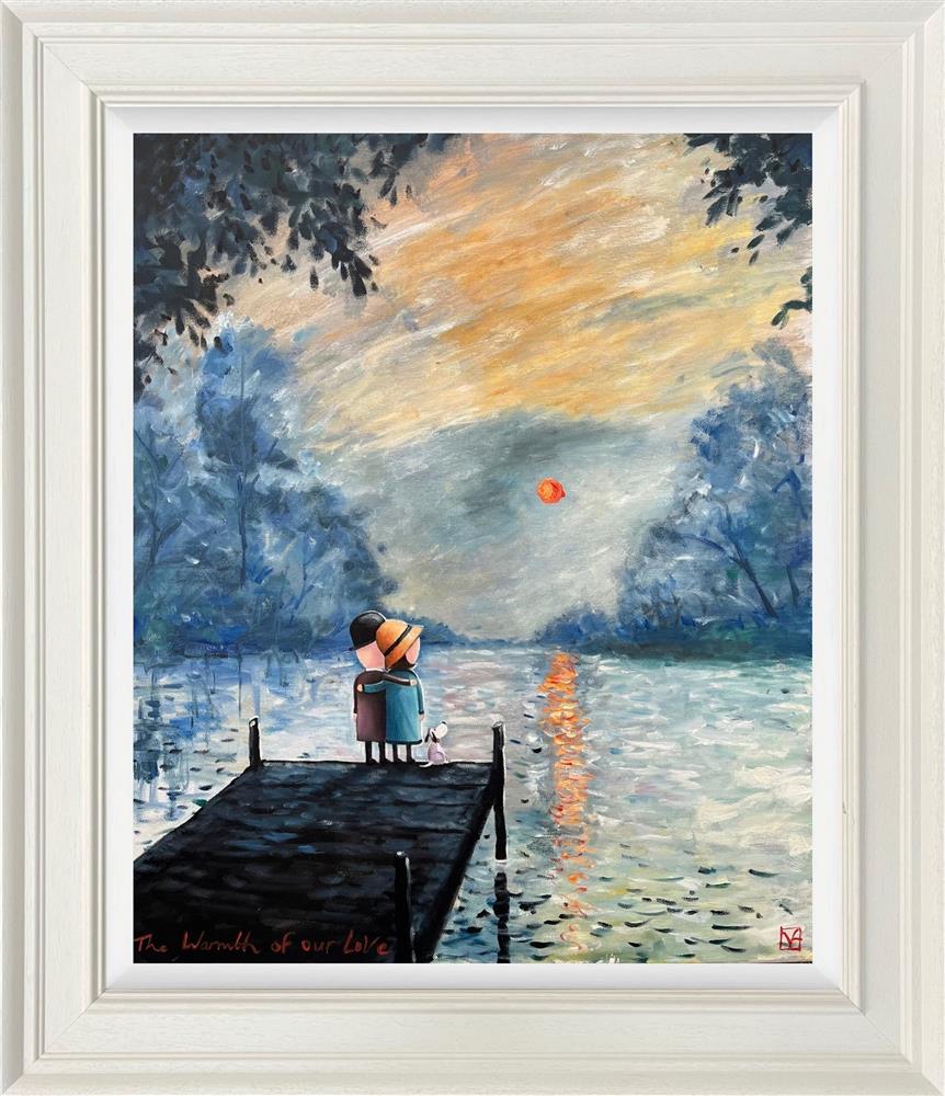 Michael Abrams - 'The Warmth Of Love' - Framed Original Art
