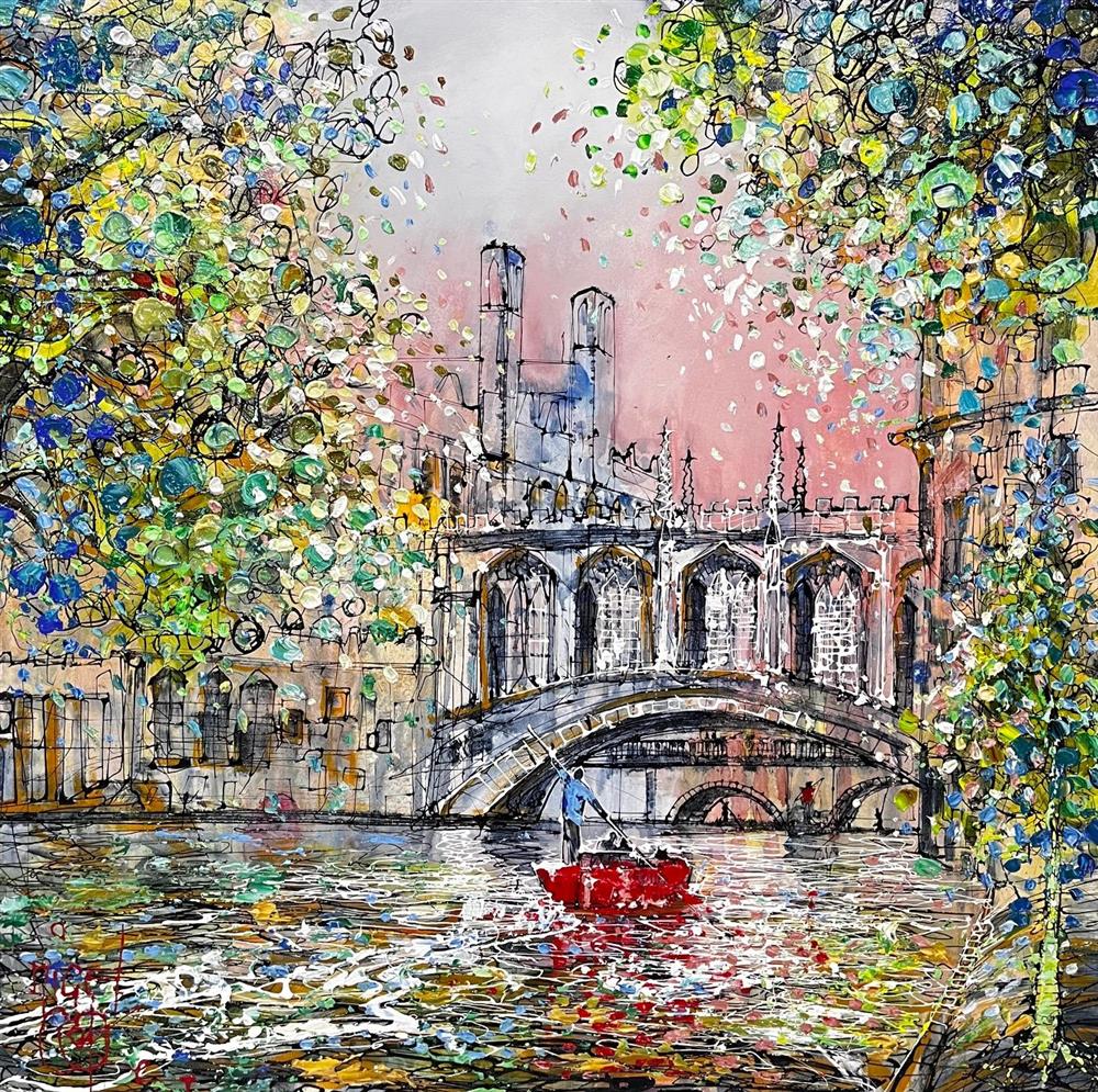 Nigel Cooke - 'The Waters Of Cambridge' - Framed Original Artwork