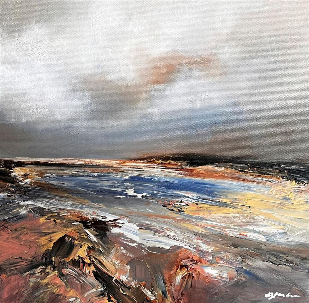 Alison Johnson - 'The Weight Of Golden Clouds' - Framed Original Artwork