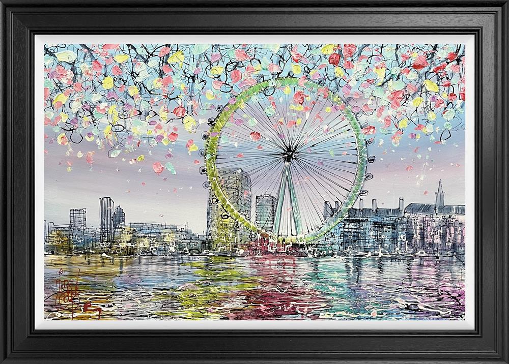Nigel Cooke - 'The Wheel' - Framed Original Artwork