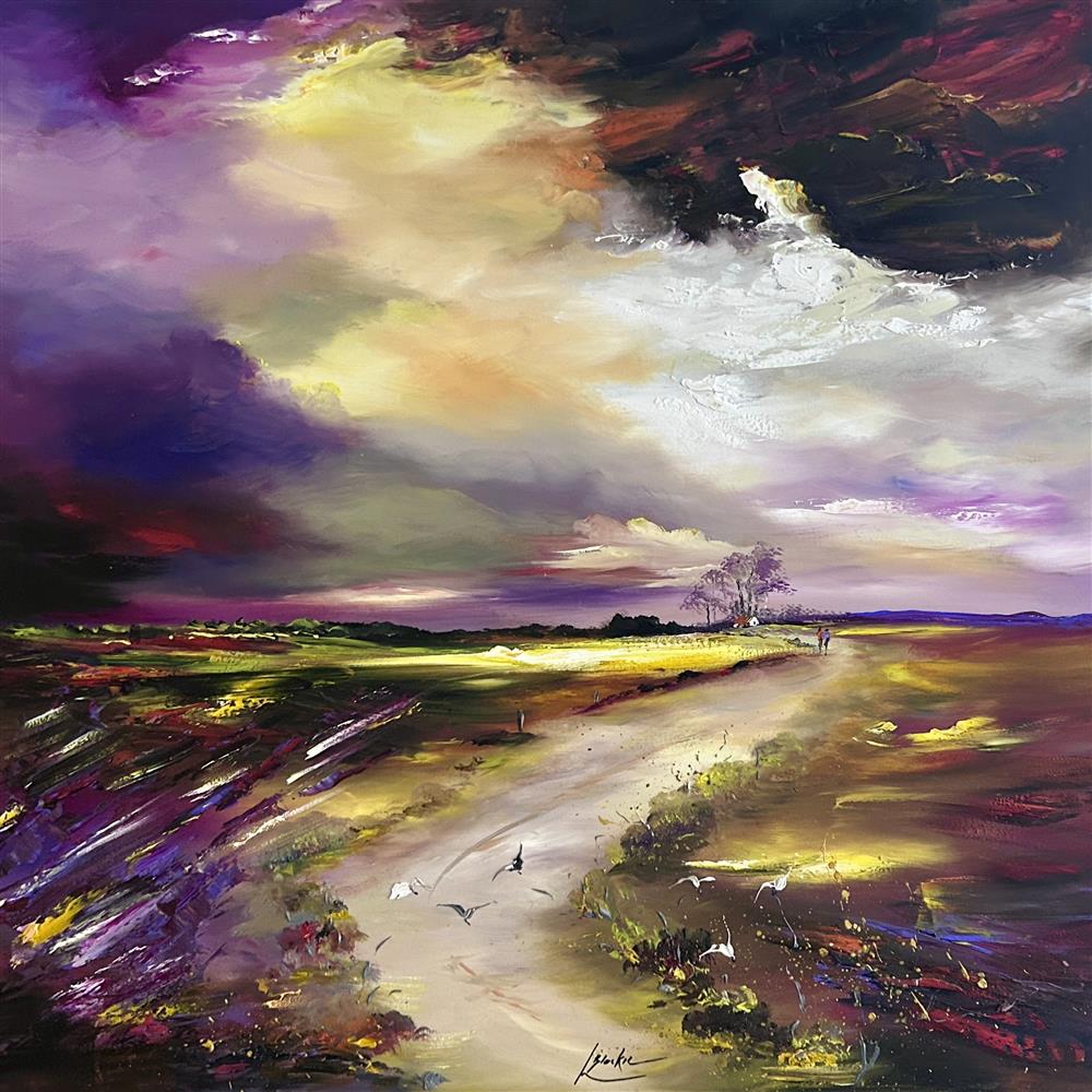 Lillias Blackie -  'The Whispering Path' - Framed Original Artwork