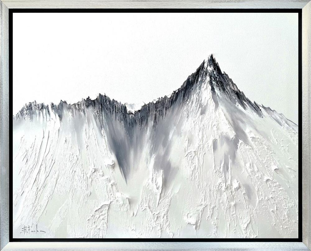 Bozhena Fuchs- 'The White Sovereign' - Framed Original Artwork