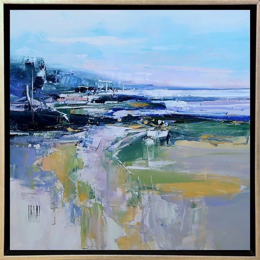 Hervé Lenouvel  'The Whitness Of The Coastline' - Framed Original Artwork
