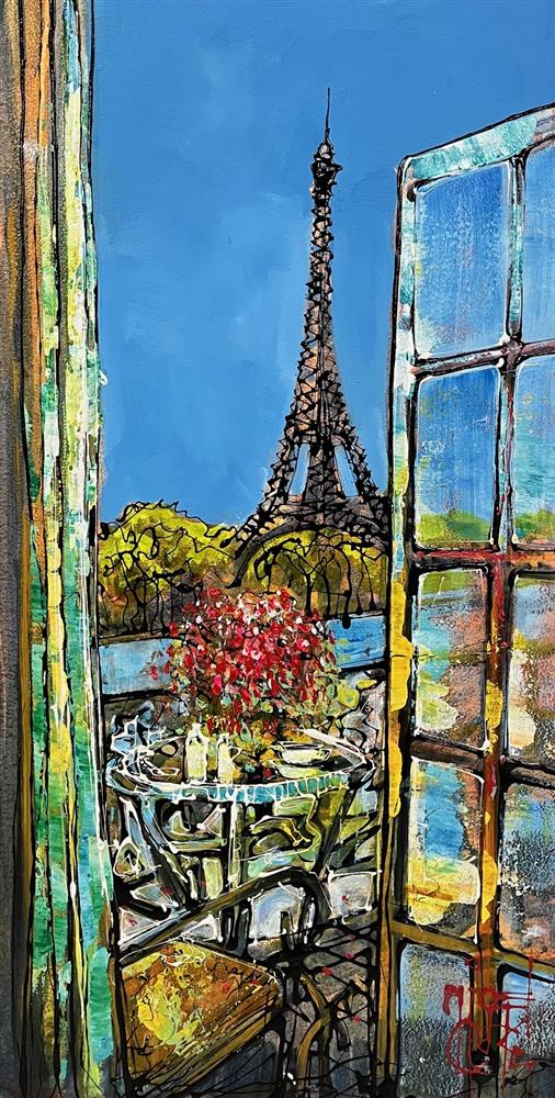 Nigel Cooke - 'The Window Of Love' - Framed Original Artwork