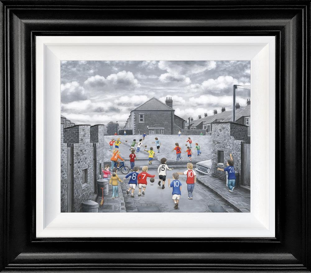 Leigh Lambert - 'The World In Motion' - Canvas Deluxe - Framed Limited Edition