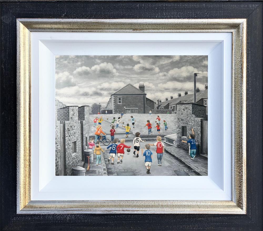 Leigh Lambert - 'The World In Motion'  - Framed Original Artwork