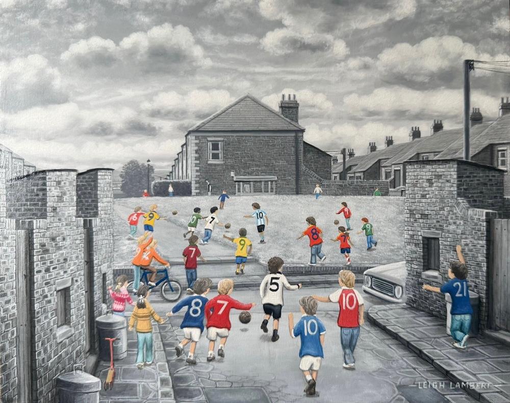 Leigh Lambert - 'The World In Motion'  - Framed Original Artwork