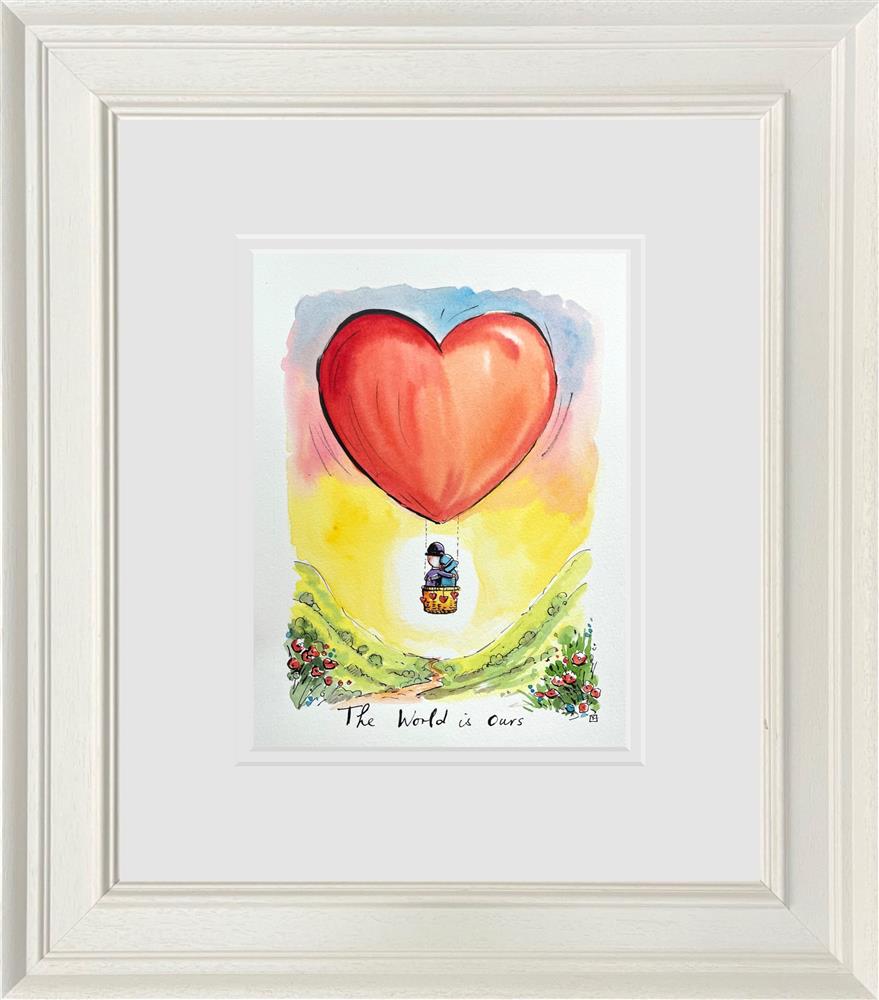 Michael Abrams - 'The World Is Ours' - Sketch - Framed Original Artwork