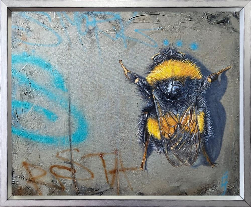 Owain George - 'The Writings On The Wall' - Framed Original Art