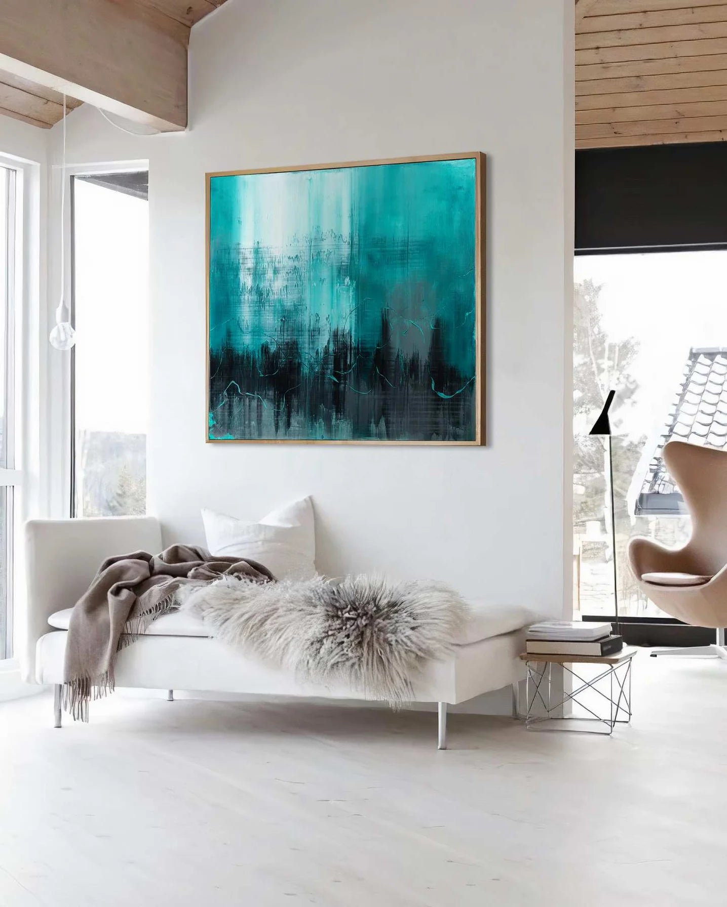 Nemanja Nikolic - 'The Moon Fell From The Sky' - Original Abstract Artwork