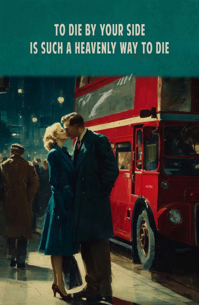 Linda Charles - 'Theres A Light That Never Goes Out - ReMastered' - Framed Original Artwork