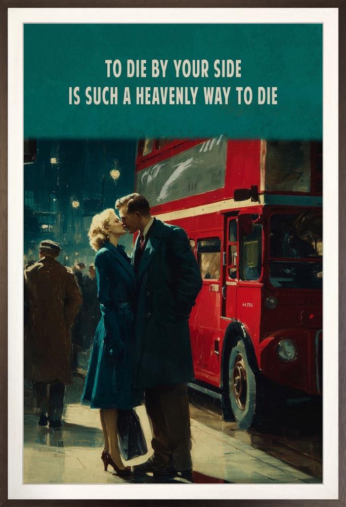 Linda Charles - 'Theres A Light That Never Goes Out - ReMastered' - Framed Original Artwork