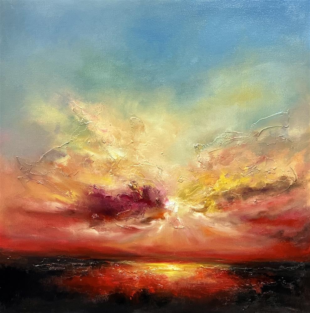 Anna Schofield - 'There Is Fire In Me' - Framed Original Artwork