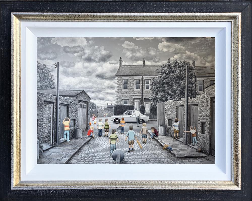 Leigh Lambert - 'There May Be Trouble Ahead'  - Framed Original Artwork