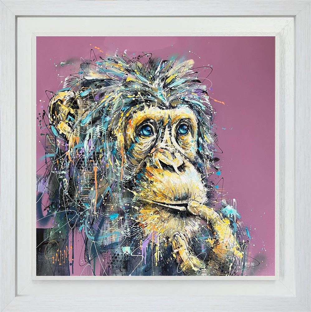 Joe Galindo - 'Thinking' - Framed Original Art