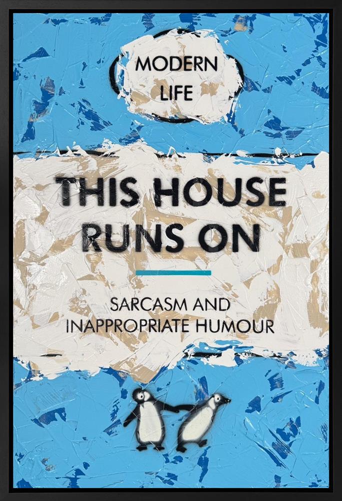 Hue Folk - 'This House...' - Framed Original Artwork