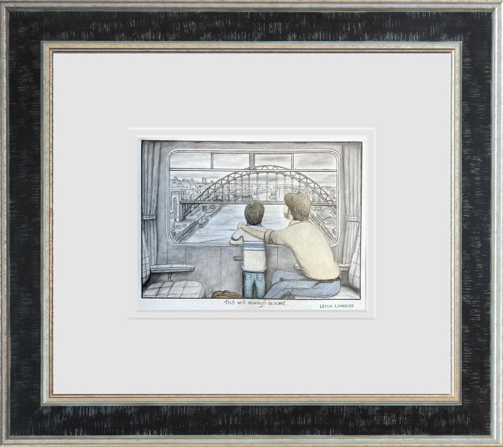 Leigh Lambert - 'This Will Always Be Home- Sketch'  - Framed Original Sketch