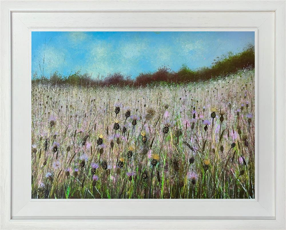 Jo Starkey- 'Thistle Haze' - Framed Original Artwork