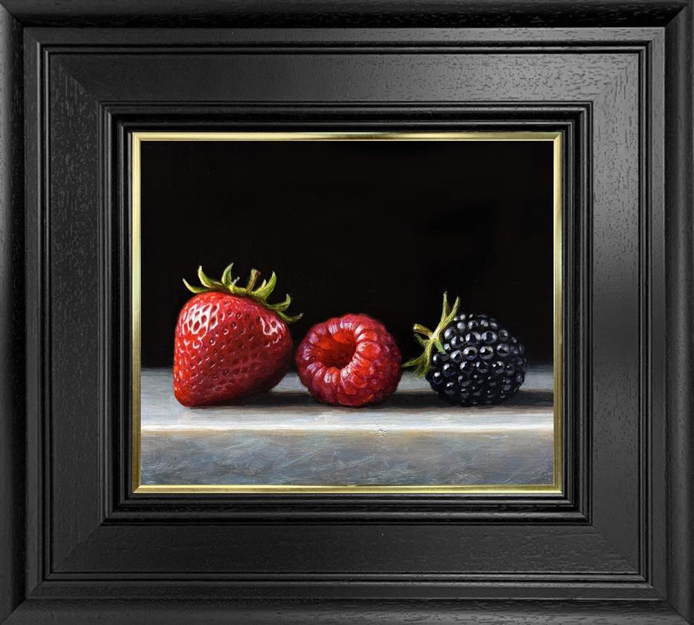 Tony Owens - 'Three Berries' - Framed Original Artwork