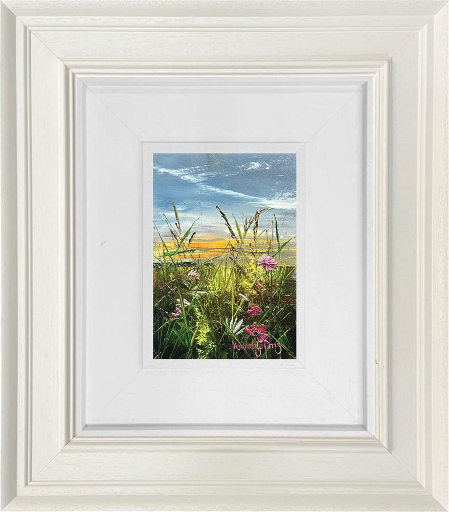 Kimberley Harris - 'Through Petals And Sky' - Framed Original Artwork