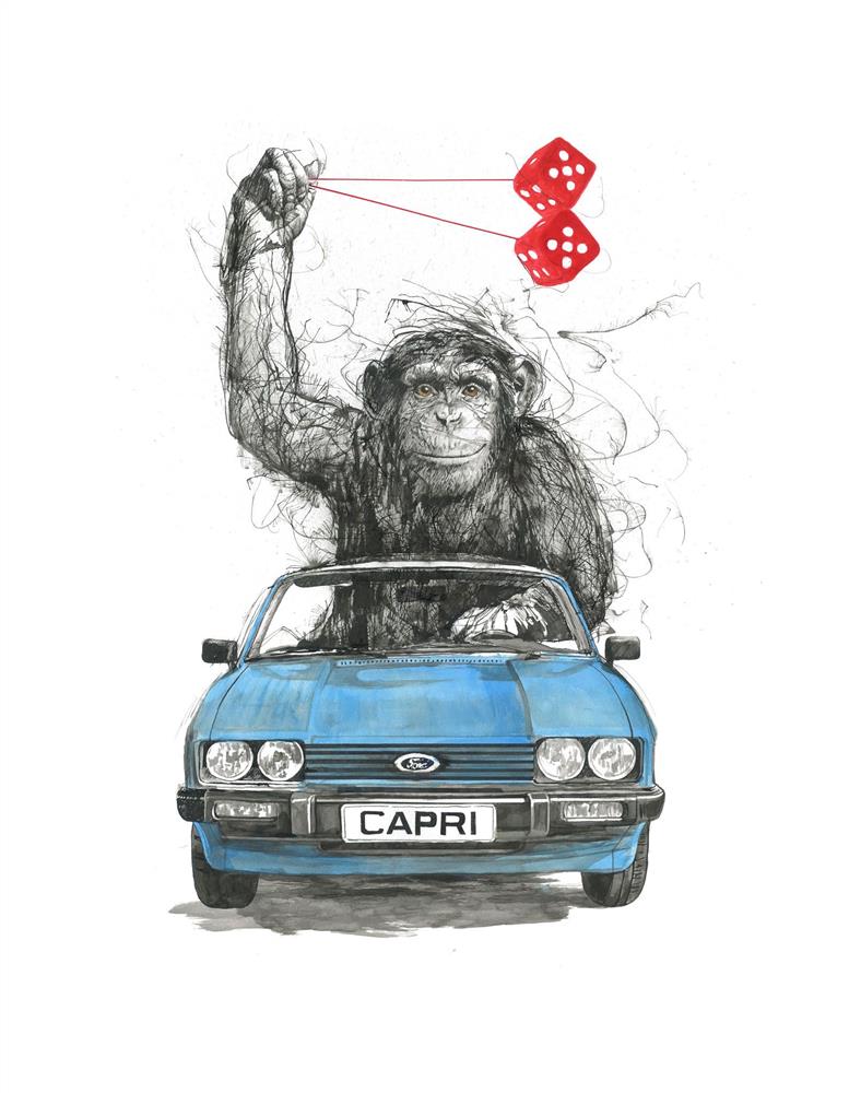 Scott Tetlow - 'Throw The Dice' - Framed Original Art