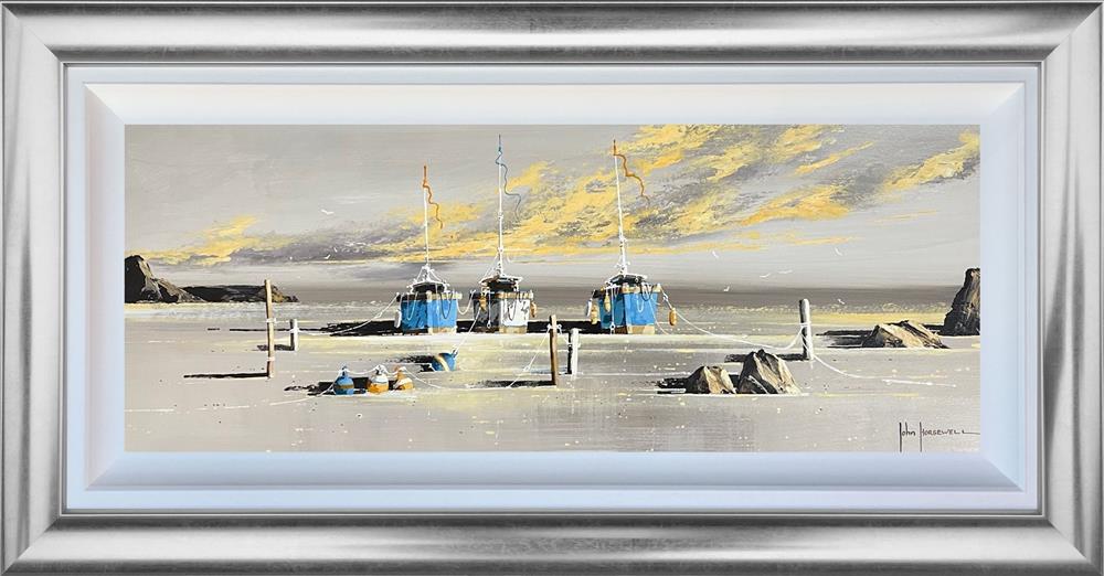 John Horsewell - 'Tide's Embrace' - Framed Original Artwork