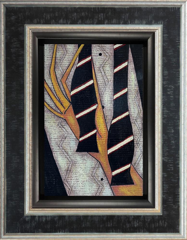 Andrei Protsouk - 'Tie The Bow' - Framed Original Art