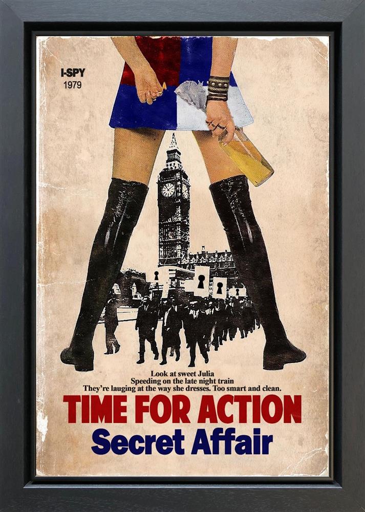 Linda Charles - 'Time For Action' - Framed Original Artwork
