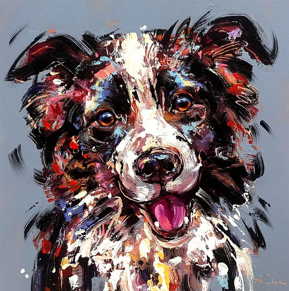 Anna Cher - 'Toby' - Framed Original Artwork
