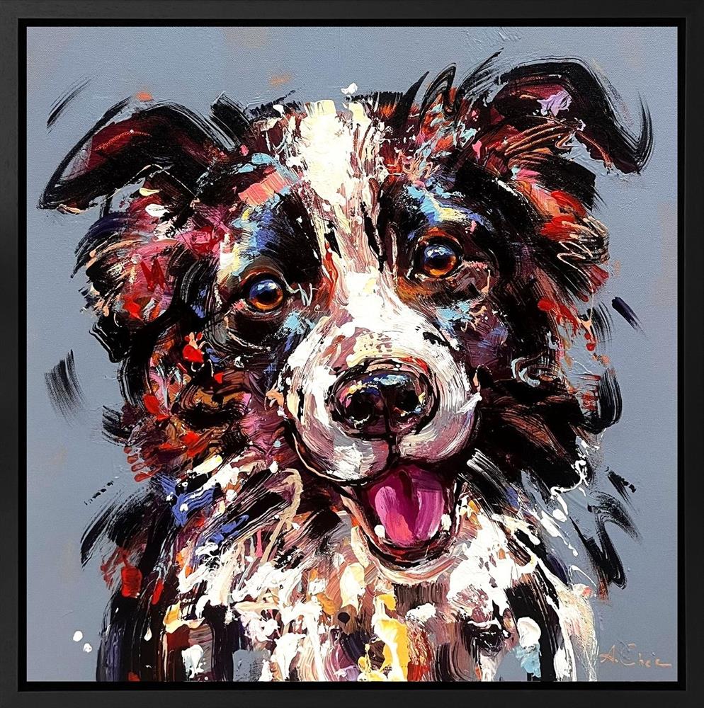 Anna Cher - 'Toby' - Framed Original Artwork