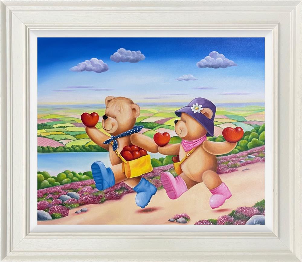 Michael Abrams - 'Together On Loves Journey' - Framed Original Artwork