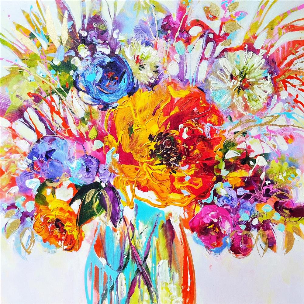 Anna Cher - 'Together We Are Whole' - Framed Original Artwork