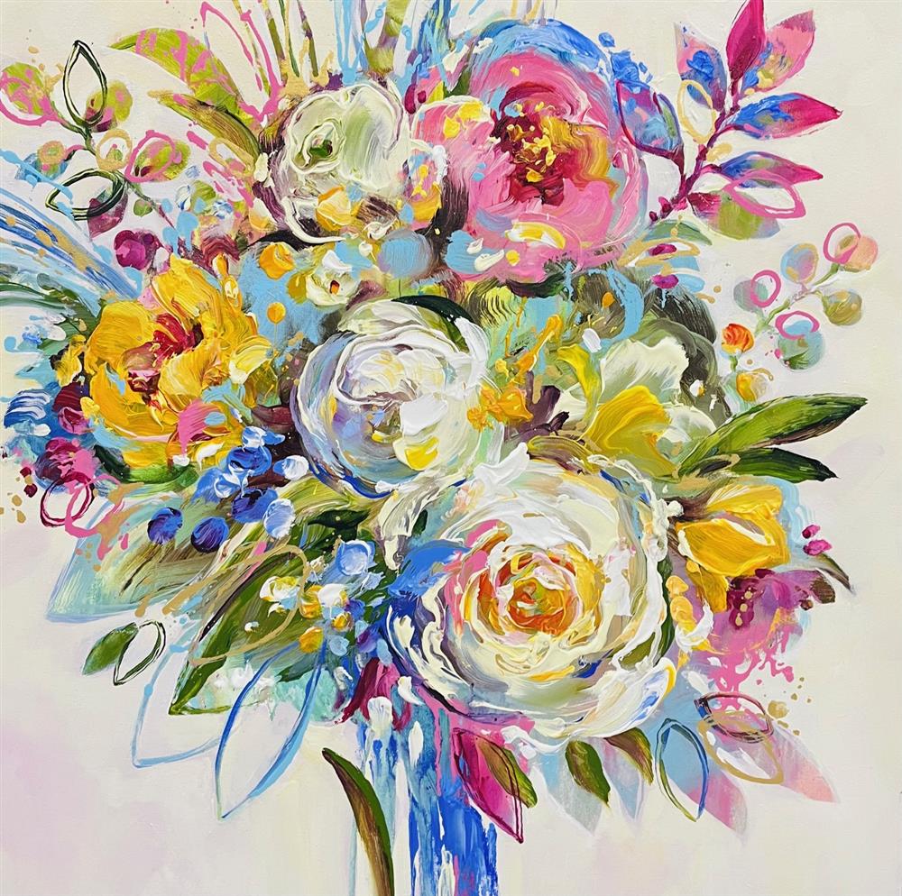 Anna Cher - 'Together We Are Whole' - Framed Original Artwork