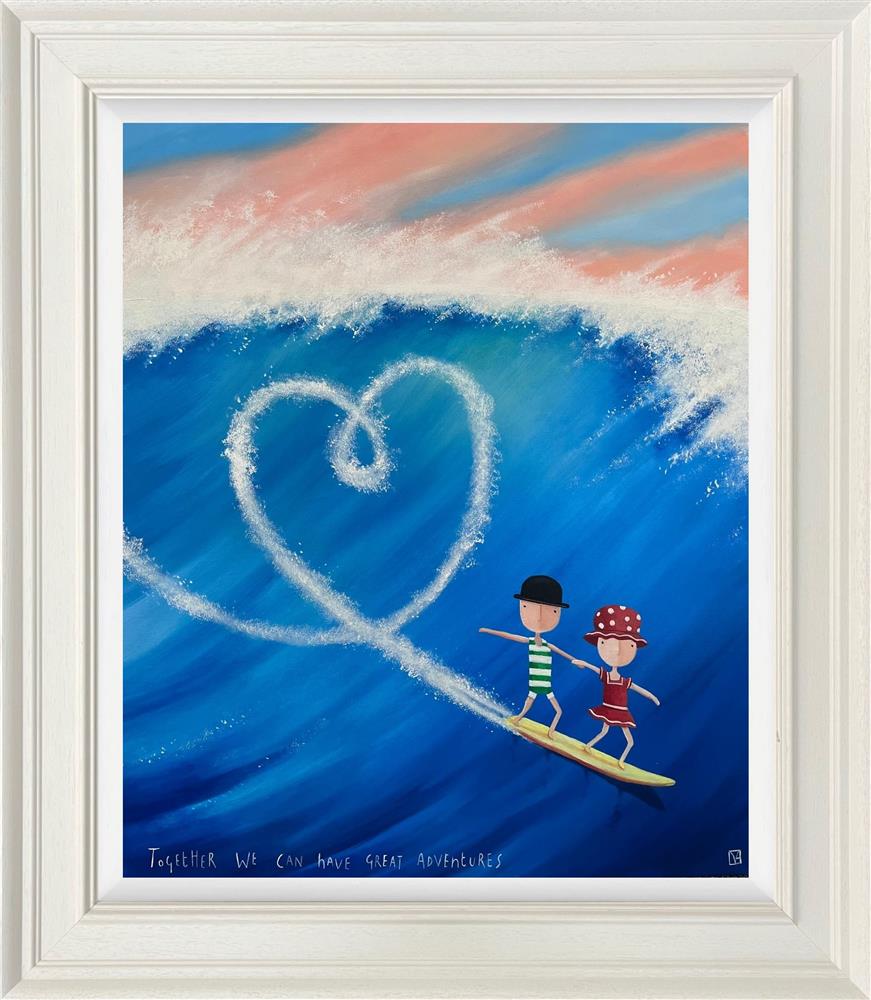 Michael Abrams - 'Together We Can Have Great Adventures' - Framed Original Art
