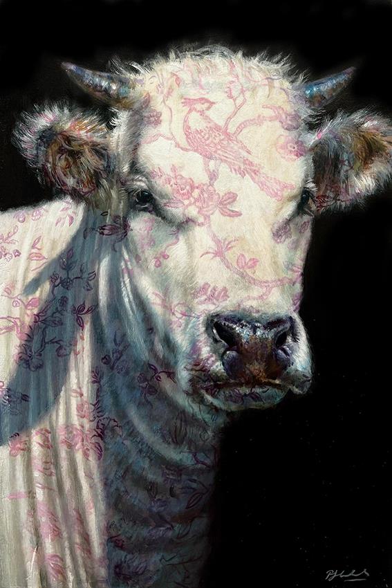 Jack Wild - 'Toile de Jouy' - Framed Original Artwork'